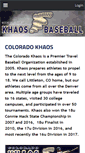Mobile Screenshot of coloradokhaos.com